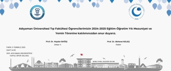 TIP FAKÜLTESİ 2025 DİPLOMA VE YEMİN TÖRENİ